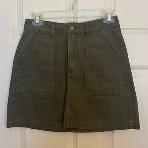 Army Green Skirt